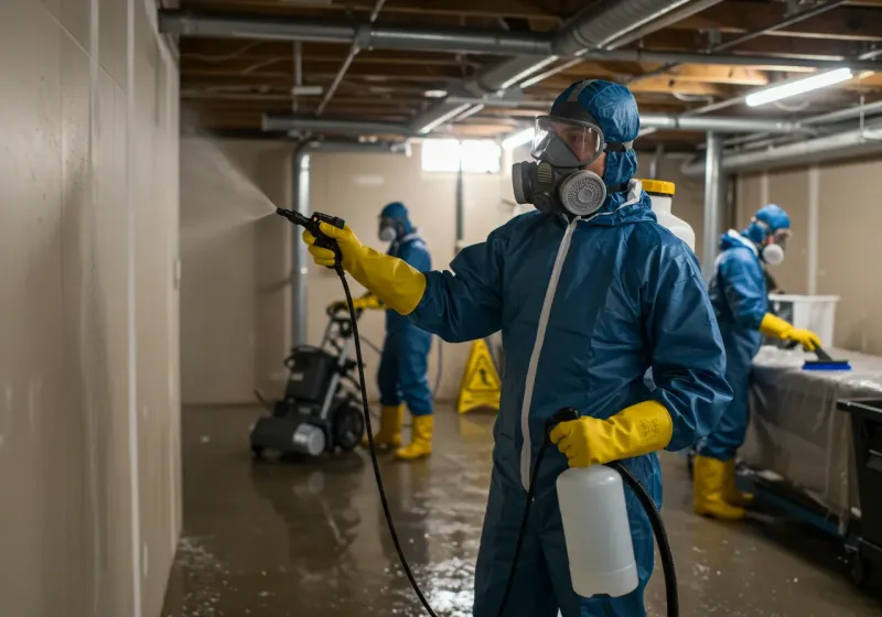 Basement Sanitization and Antimicrobial Treatment process in Lake City, AR